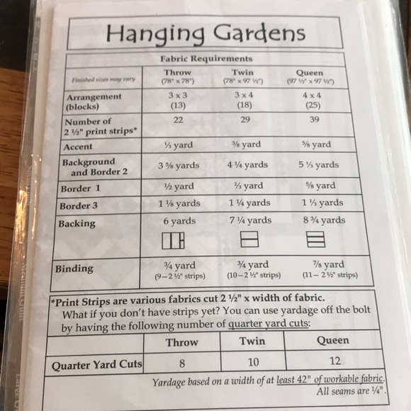 Four quilting patterns - Picture 8 of 9